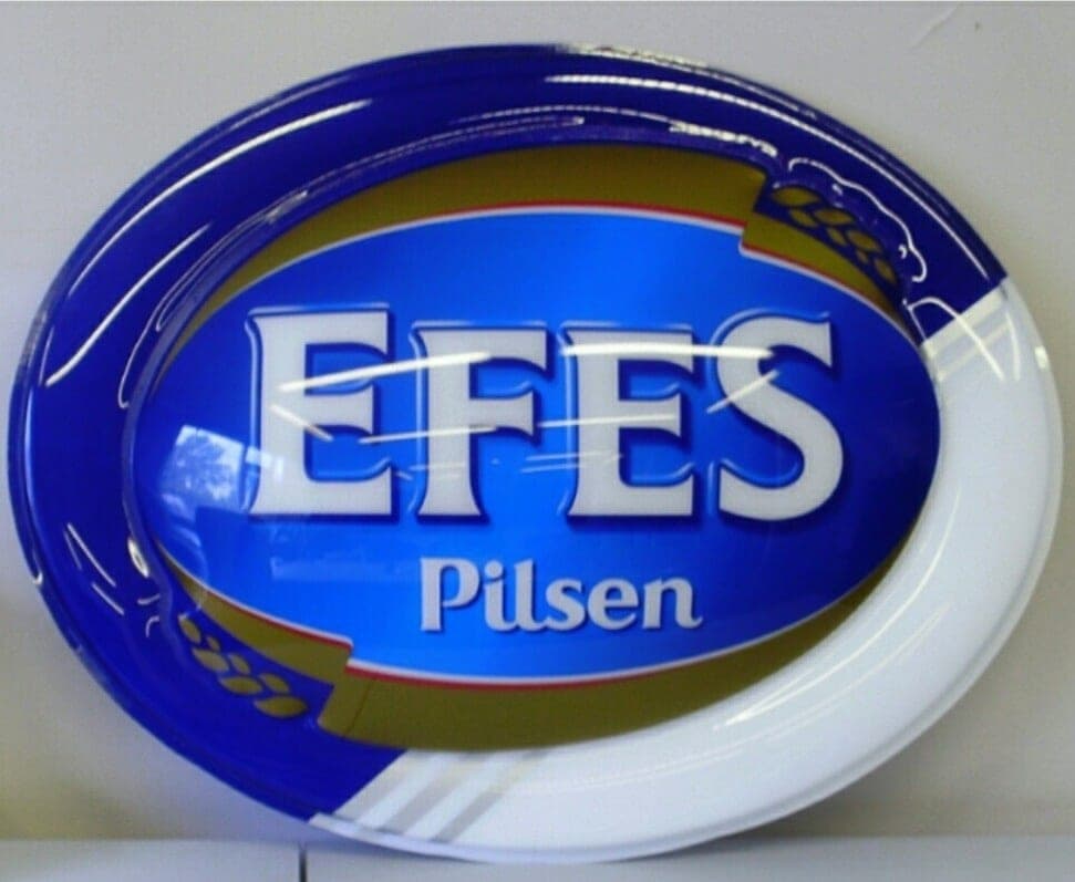 Elips Işıklı Kabartma Tabela örneği 3